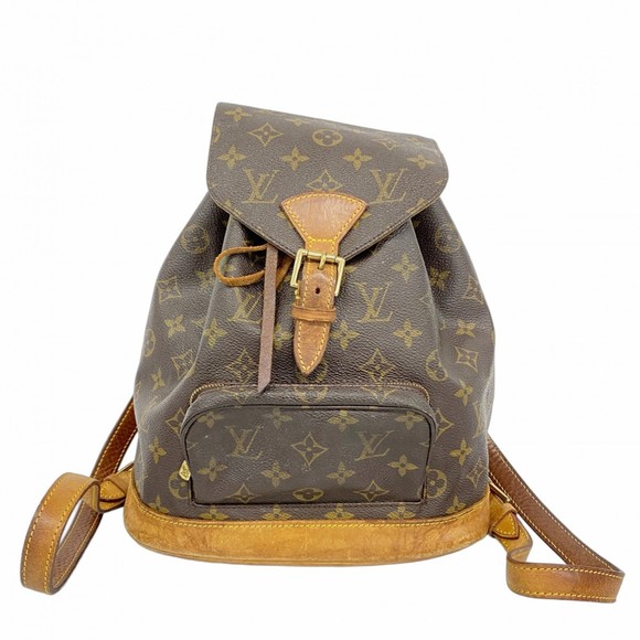 Louis Vuitton Monogram Montsouris MM Backpack M51136 Brown Women's - Picture 1 of 10